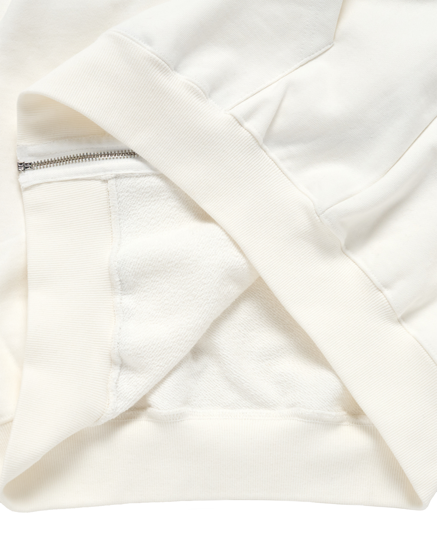 ADLV - Áo Hoodie kéo khóa AC Bear Basic Logo Kem