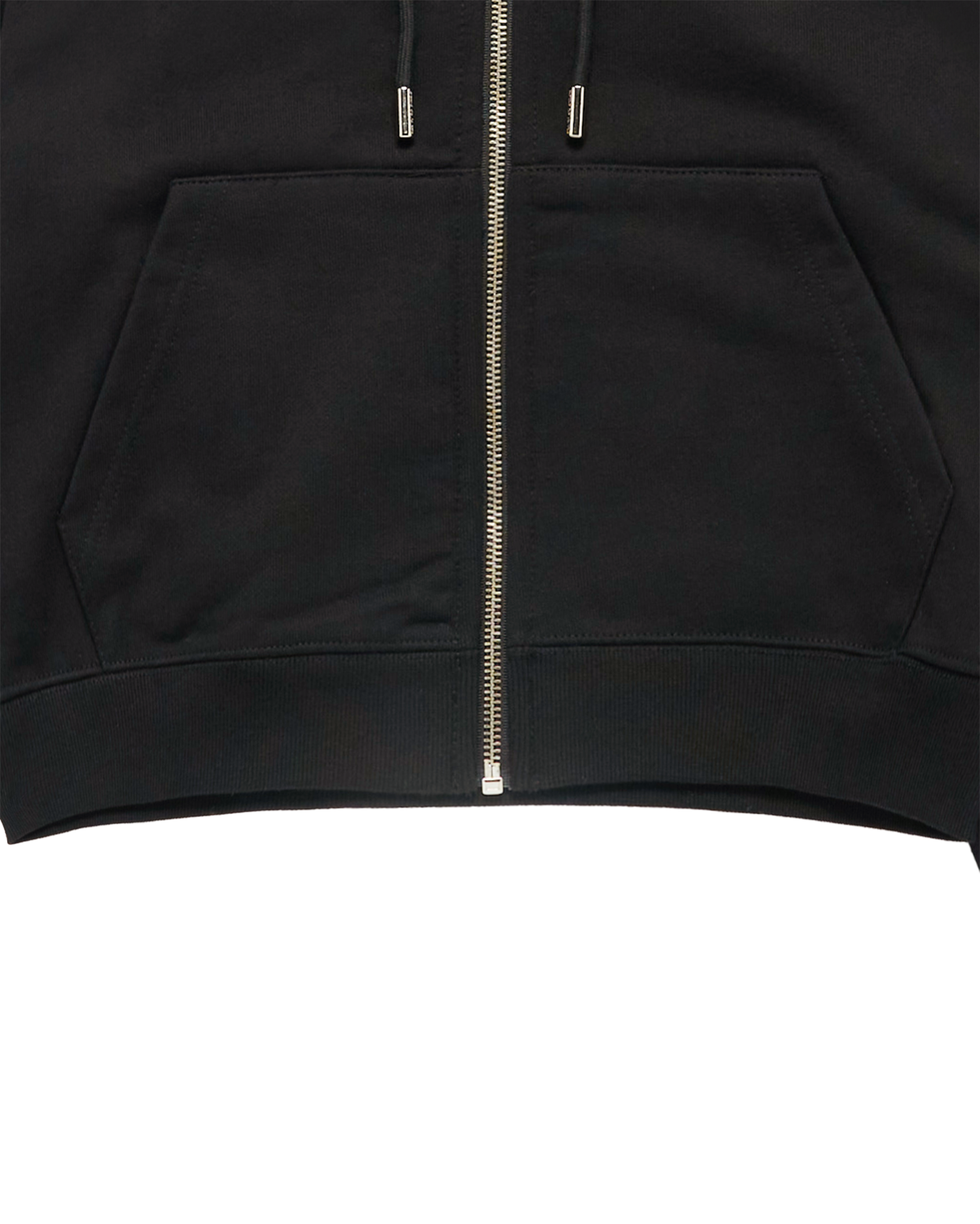 ADLV - Áo Hoodie nữ crop kéo khóa Mini AC Bear Đen