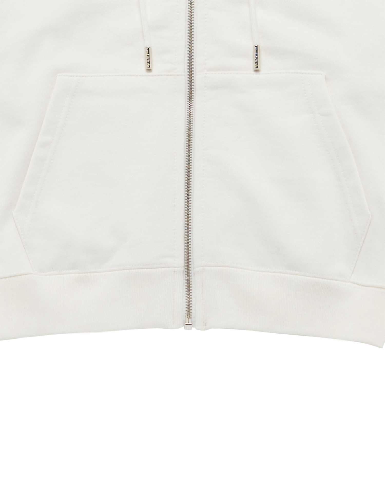 ADLV - Áo Hoodie nữ crop kéo khóa Mini AC Bear Kem