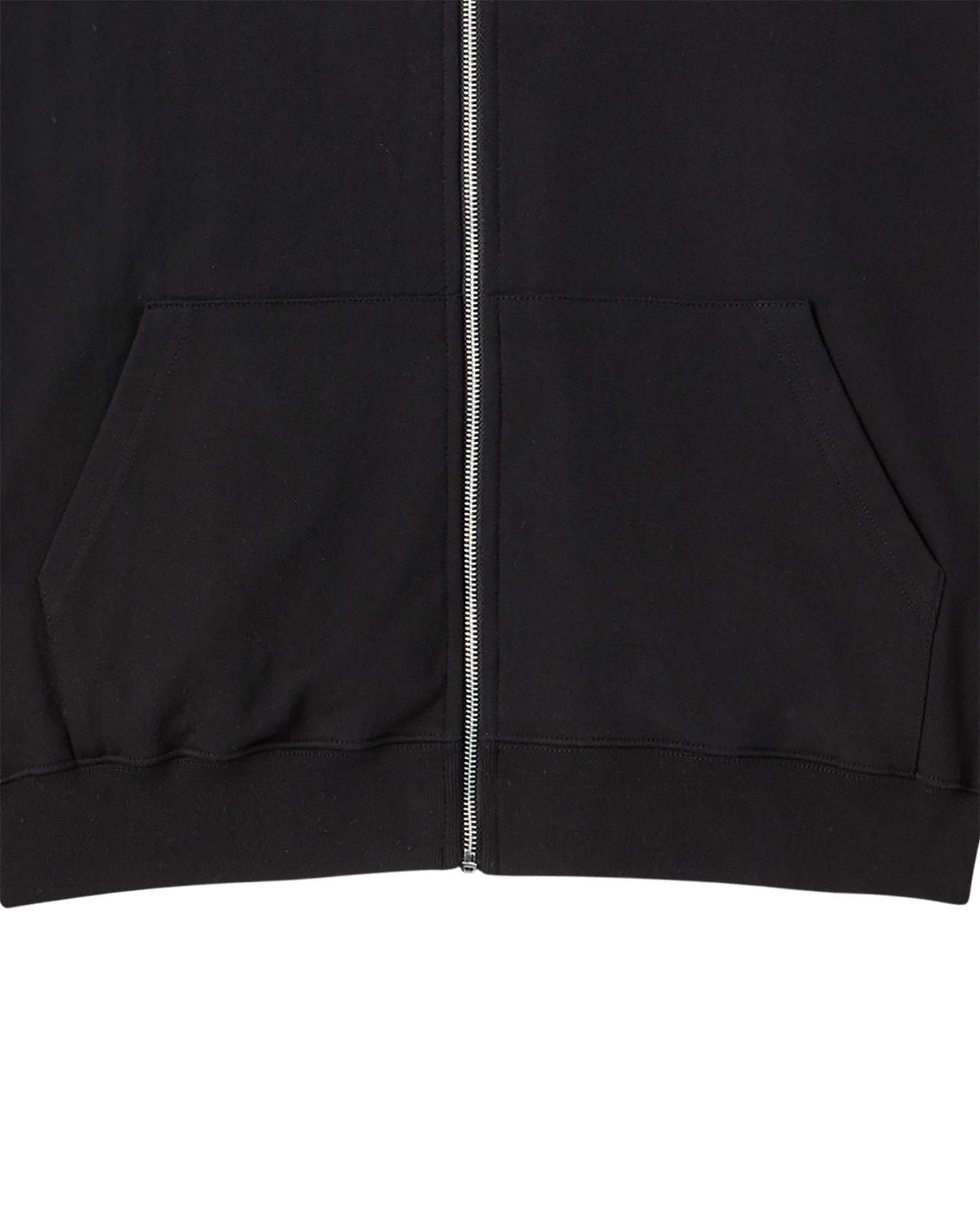 ADLV - Áo Hoodie kéo khóa MOBILE SUIT GUNDAM Basic Logo Đen