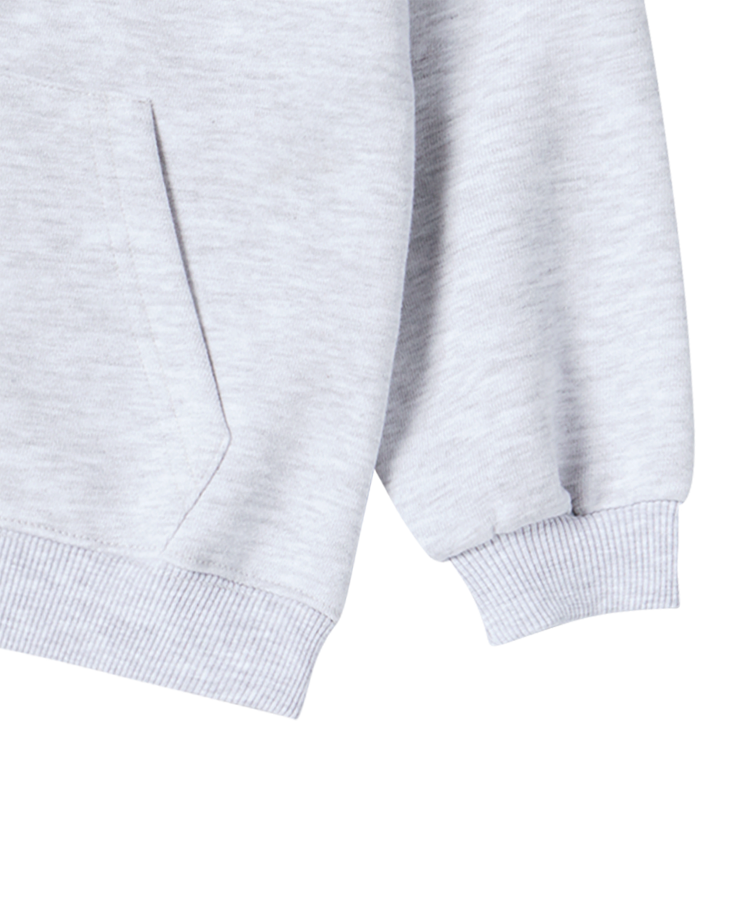 [KIDS] Áo Hoodie Border Line Basic Logo Muối tiêu