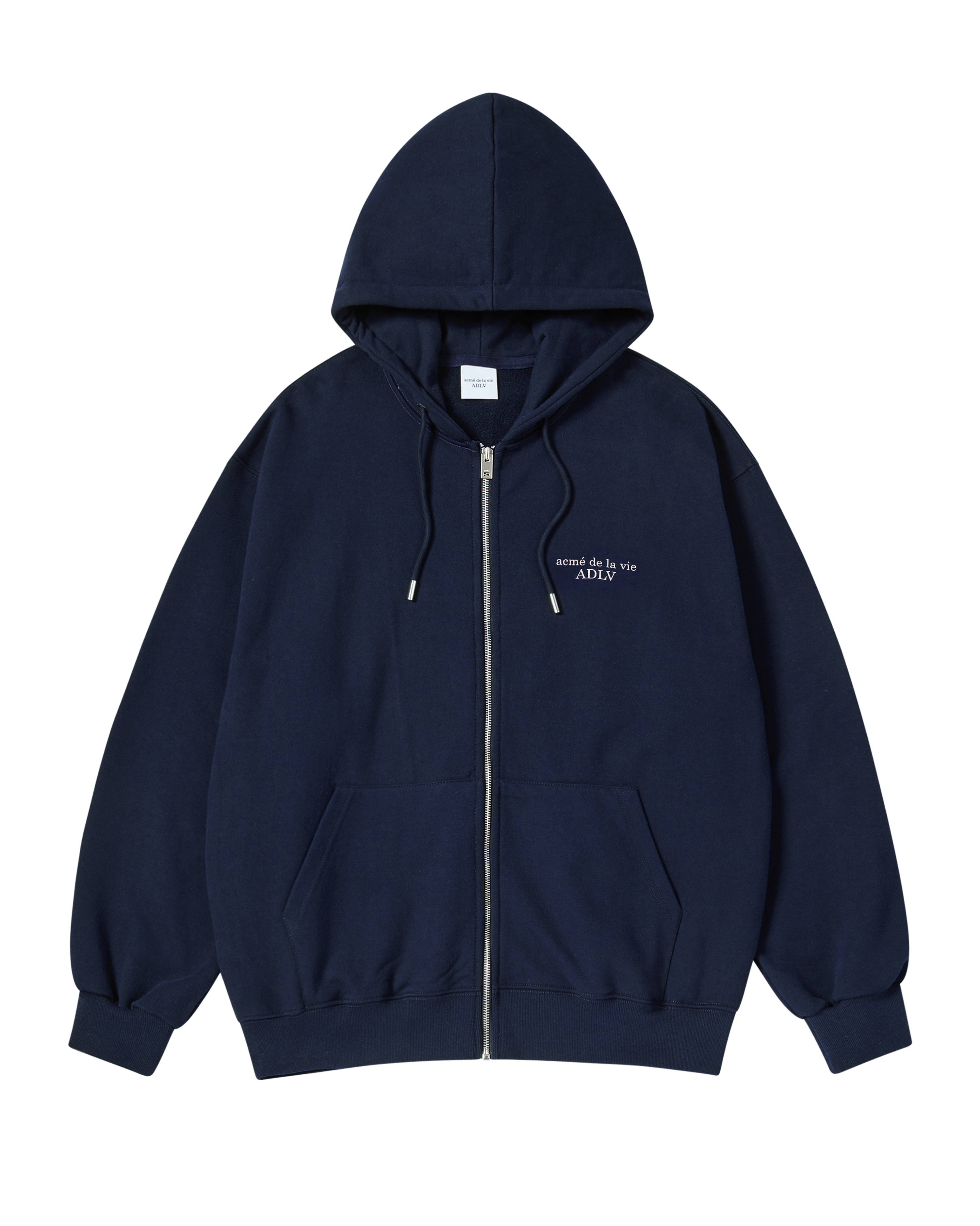 Áo Hoodie kéo khóa Basic Logo Napping Xanh navy