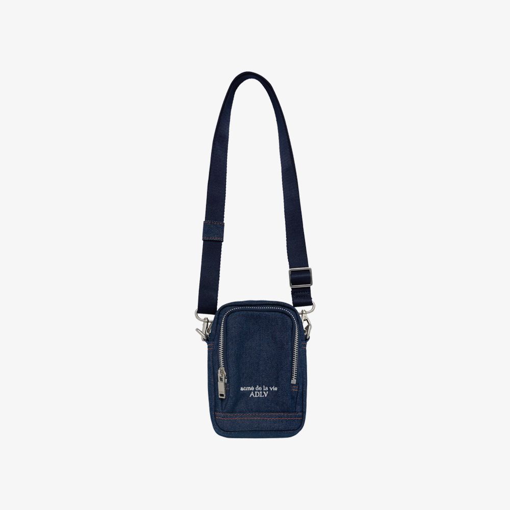 ADLV - Túi Đeo Chéo Essential Denim Xanh đậm