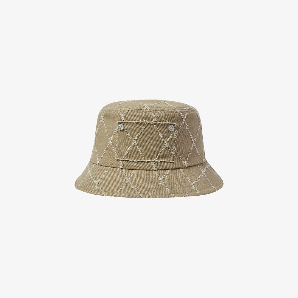 ADLV - Mũ Bucket Diamond Washing Nâu Nhạt