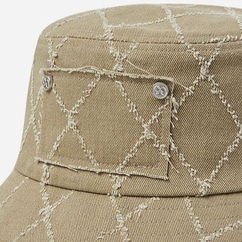 ADLV - Mũ Bucket Diamond Washing Nâu Nhạt