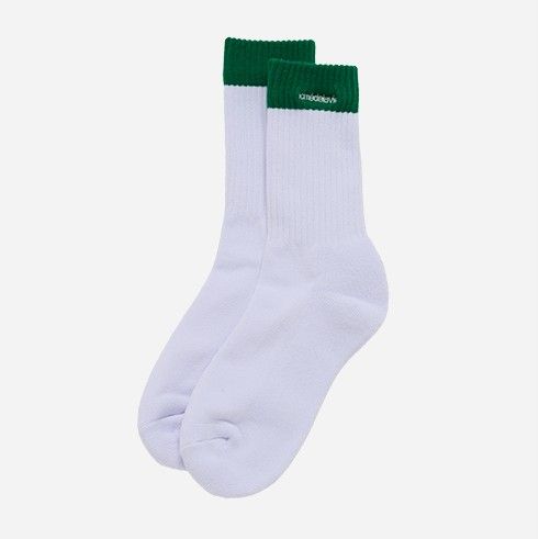 ADLV - Tất Thể Thao Color Point Lettering Xanh Lá