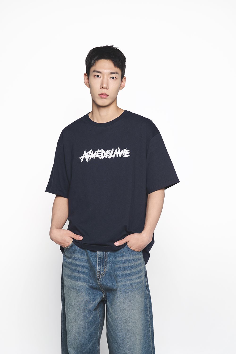ADLV - Quần Denim Set Up Wide Xanh Dương