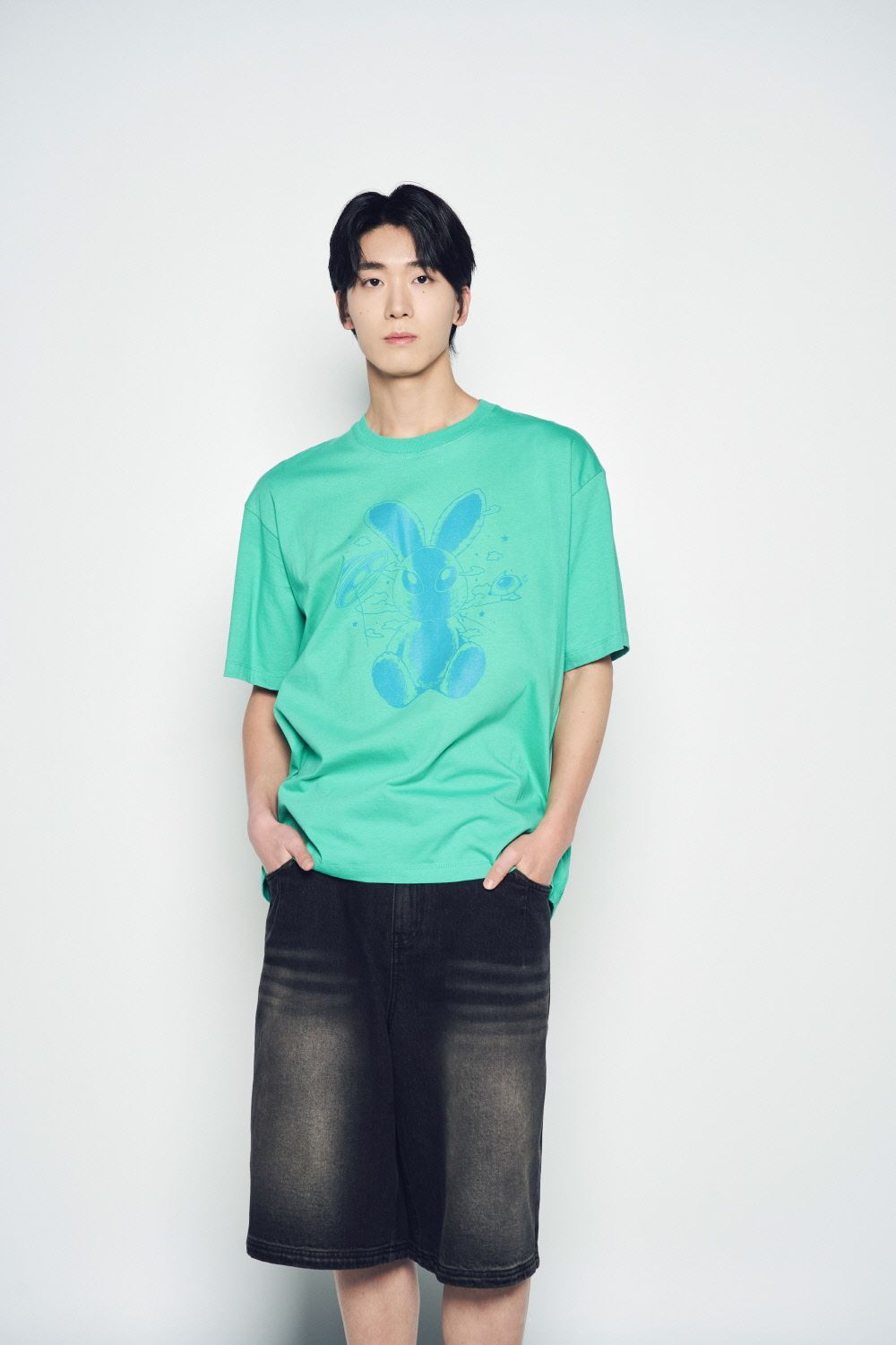 ADLV - Quần Short Point Logo Pocket Đen