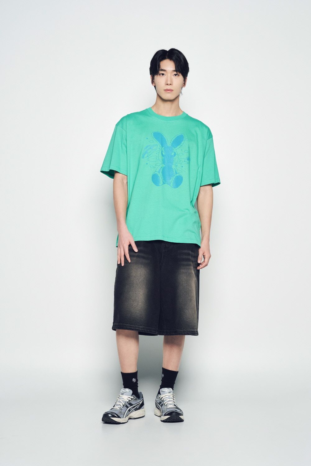 ADLV - Quần Short Point Logo Pocket Đen
