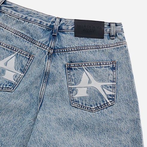 ADLV - Quần Short Point Logo Pocket Xanh da trời