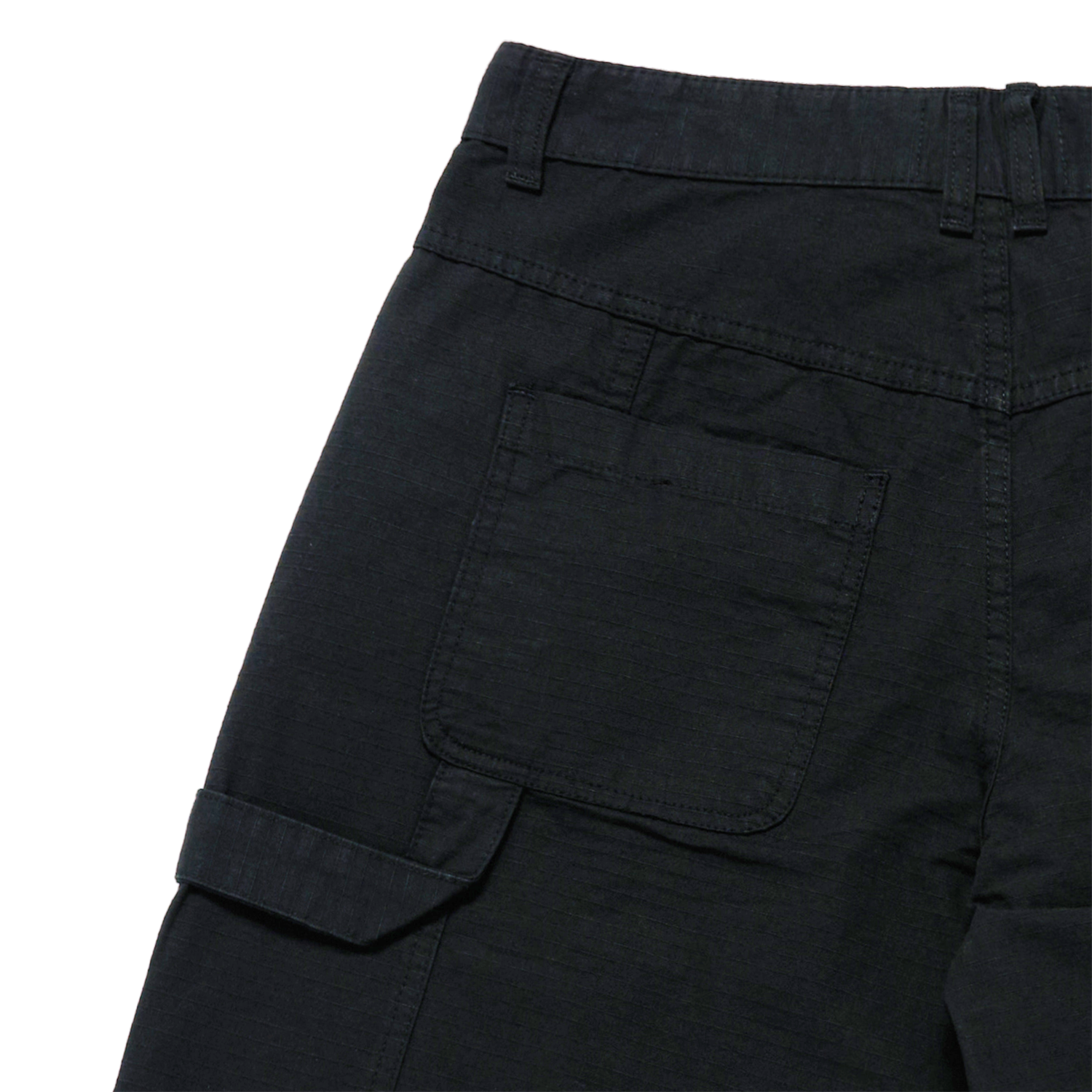 ADLV - Quần Short Denim chi tiết khóa kéo Đen