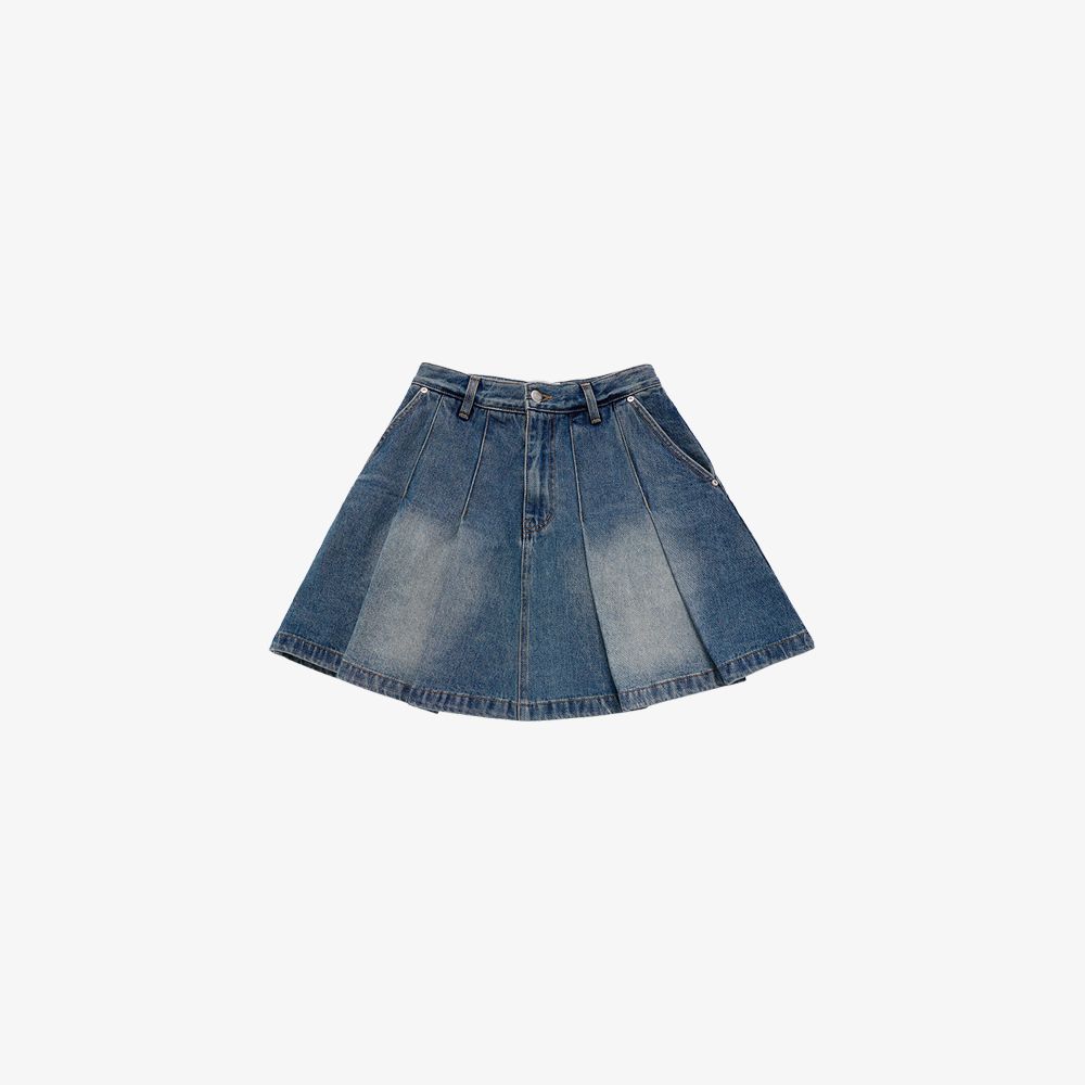 ADLV - Chân Váy Denim Xanh dương