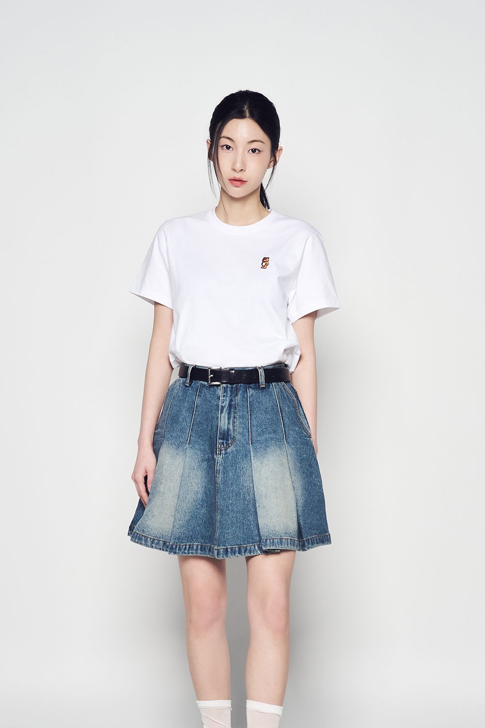 ADLV - Chân Váy Denim Xanh dương