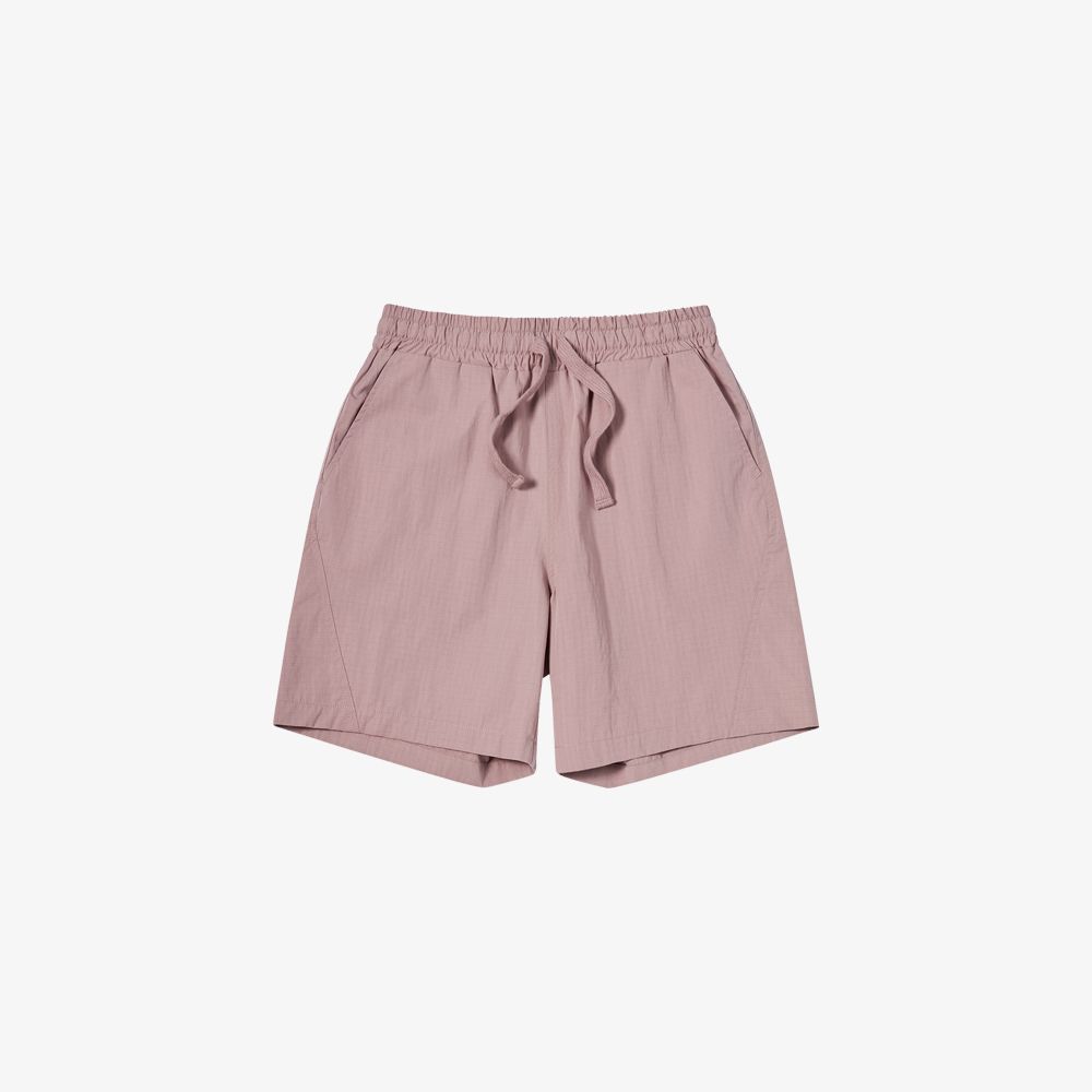 ADLV - Quần Short Oversize Ripstop Hồng