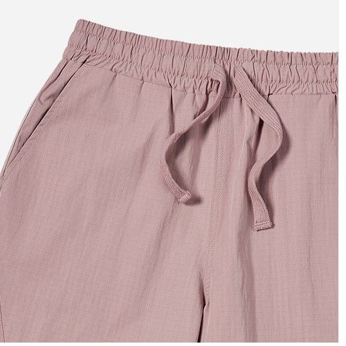 ADLV - Quần Short Oversize Ripstop Hồng