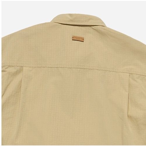 ADLV - Áo Sơ Mi Ngắn Tay Oversize Ripstop Vàng