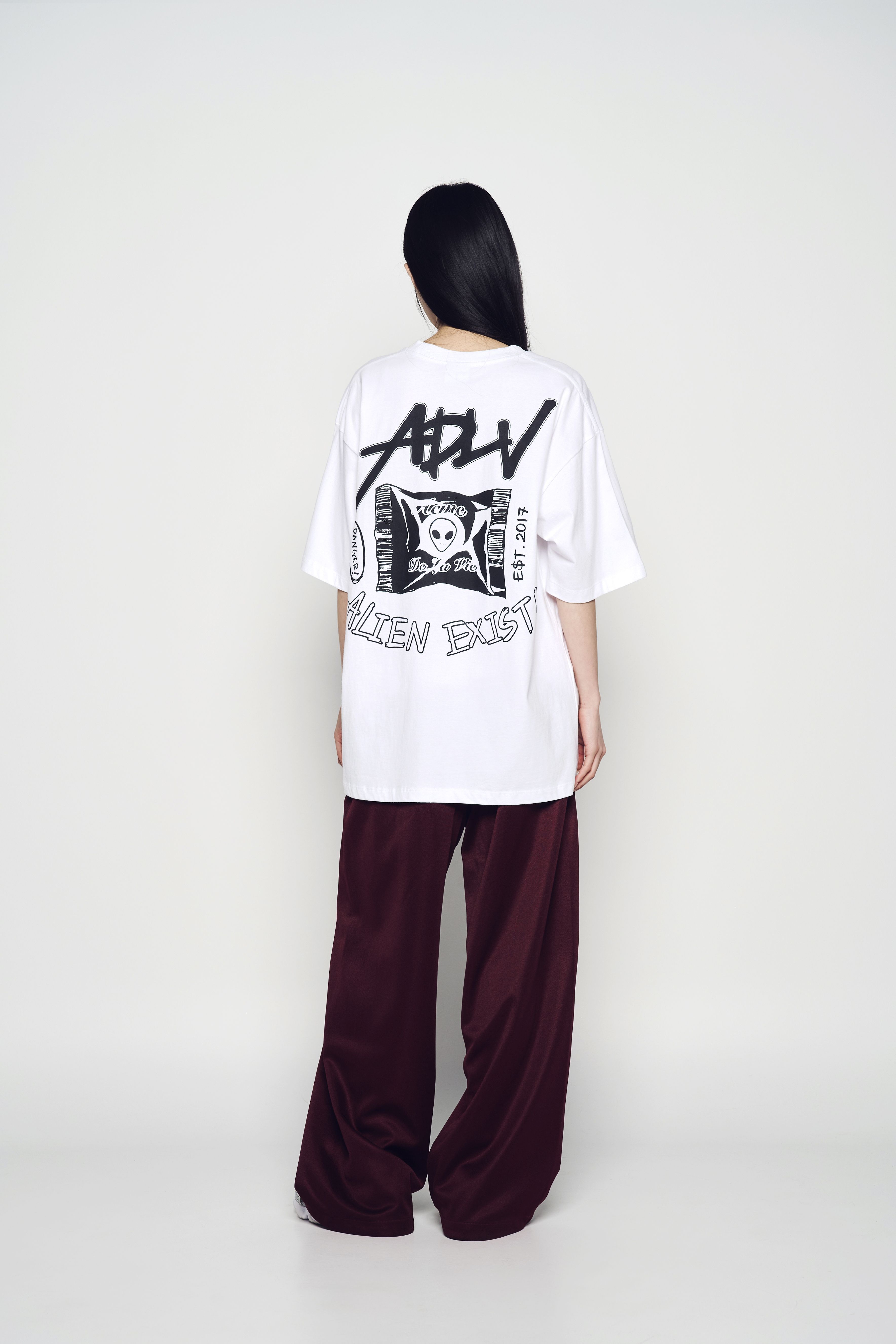 ADLV - Áo Thun ADLV Alien Trắng