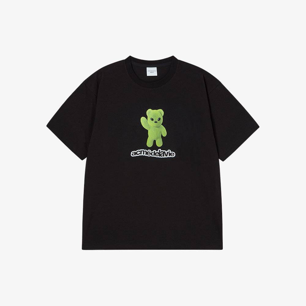 ADLV - Áo Thun Alien Bear Đen