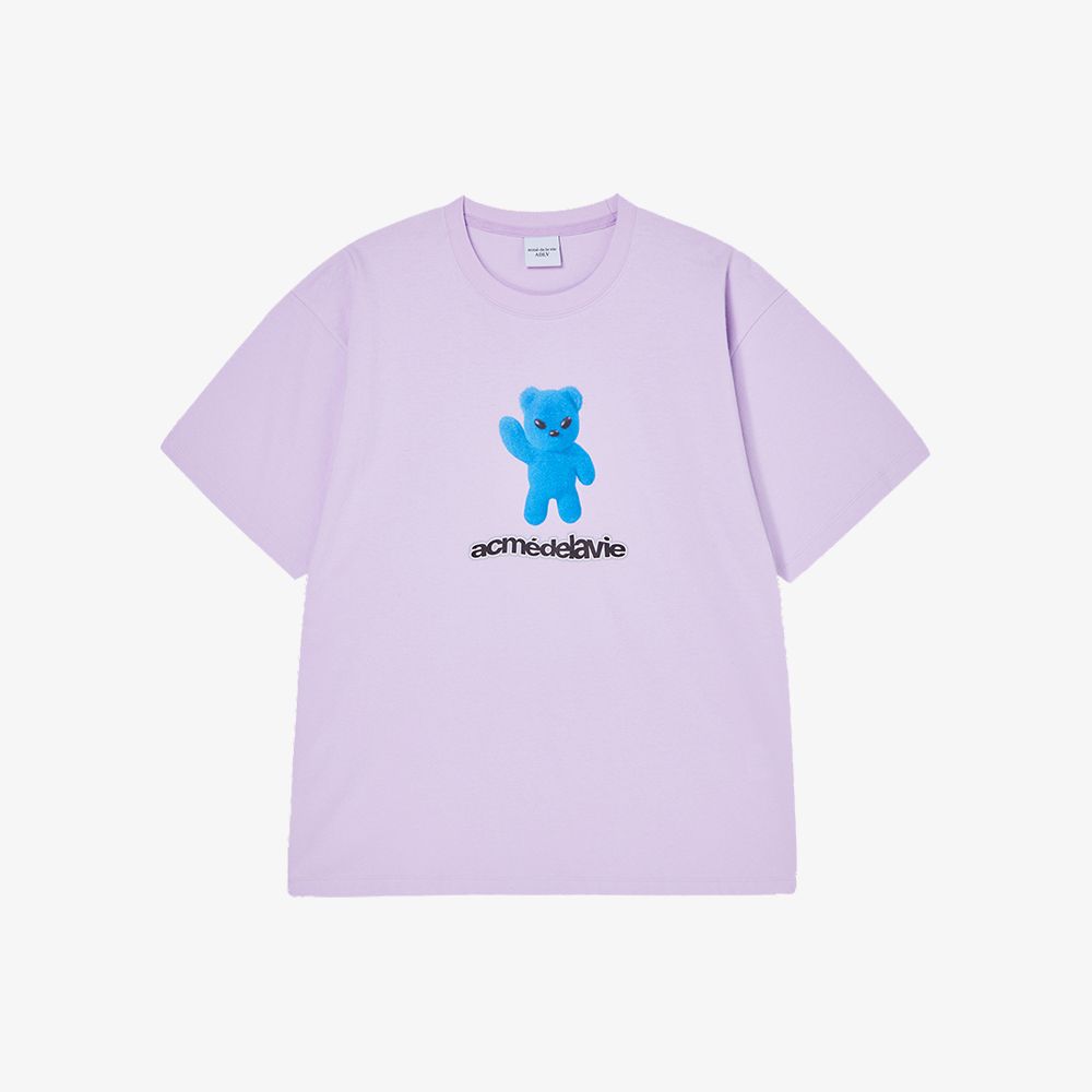 Áo Thun Alien Bear Tím Nhạt