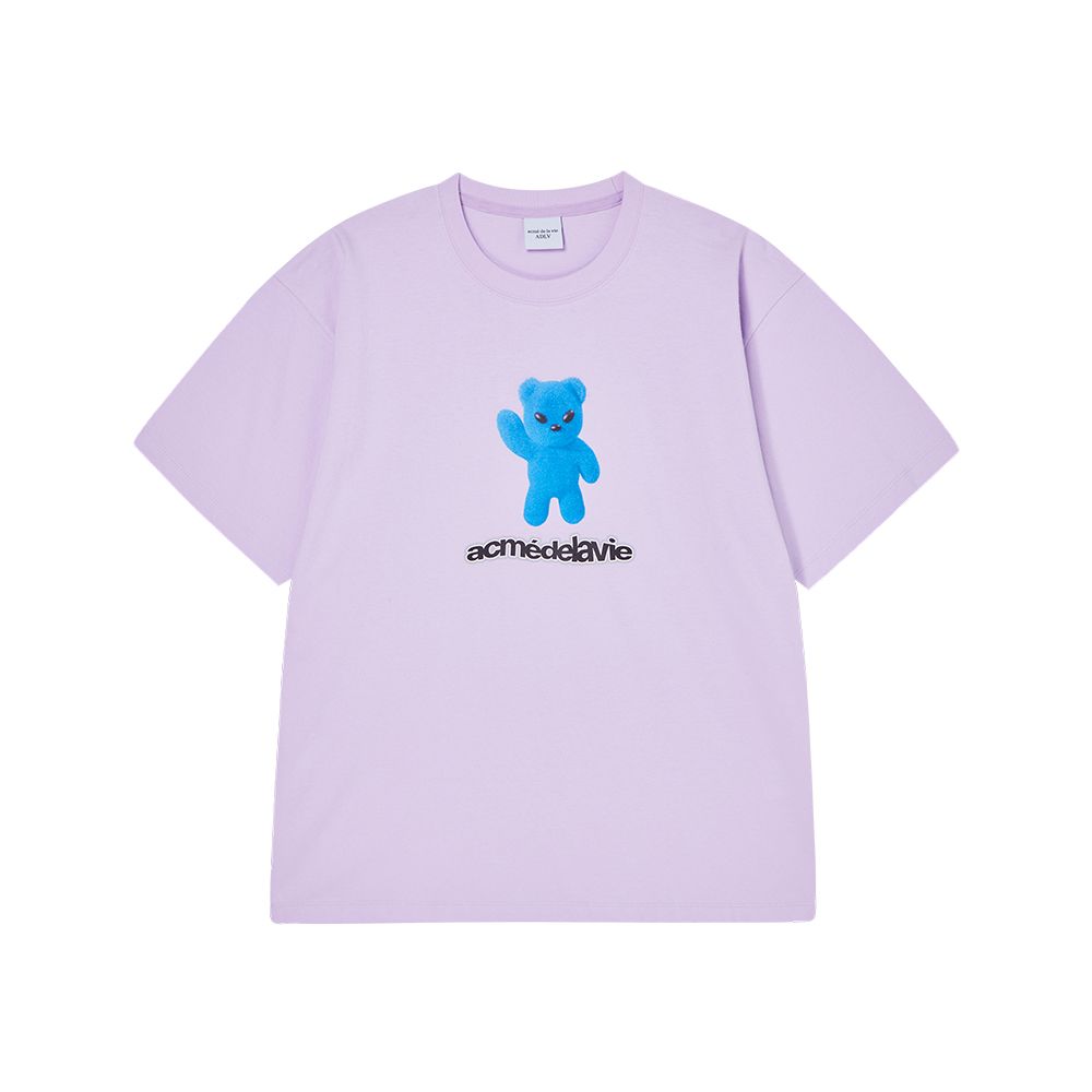 Áo Thun Alien Bear Tím Nhạt