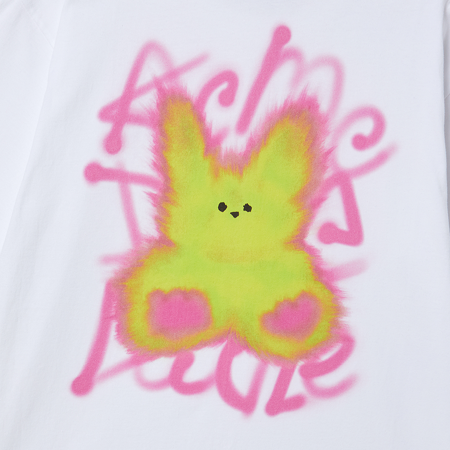 ADLV - Áo Thun Blur Rabbit Trắng