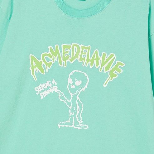 ADLV - Áo Thun Flow Alien Xanh Lá