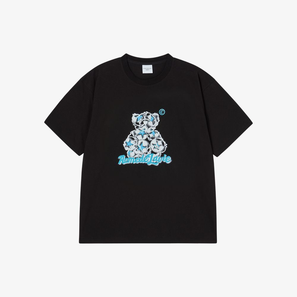 ADLV - Áo Thun Star Bear Đen