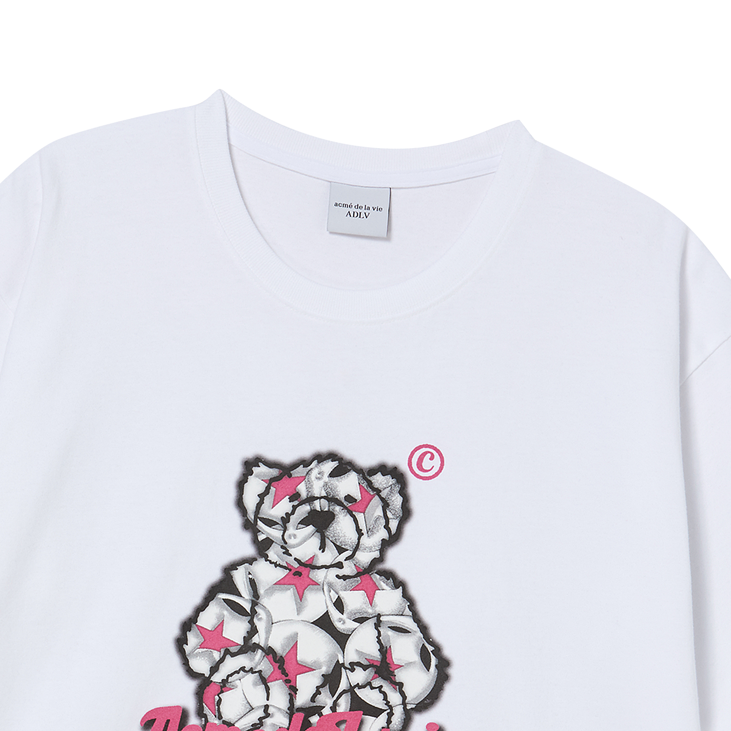 ADLV - Áo Thun Star Bear Trắng
