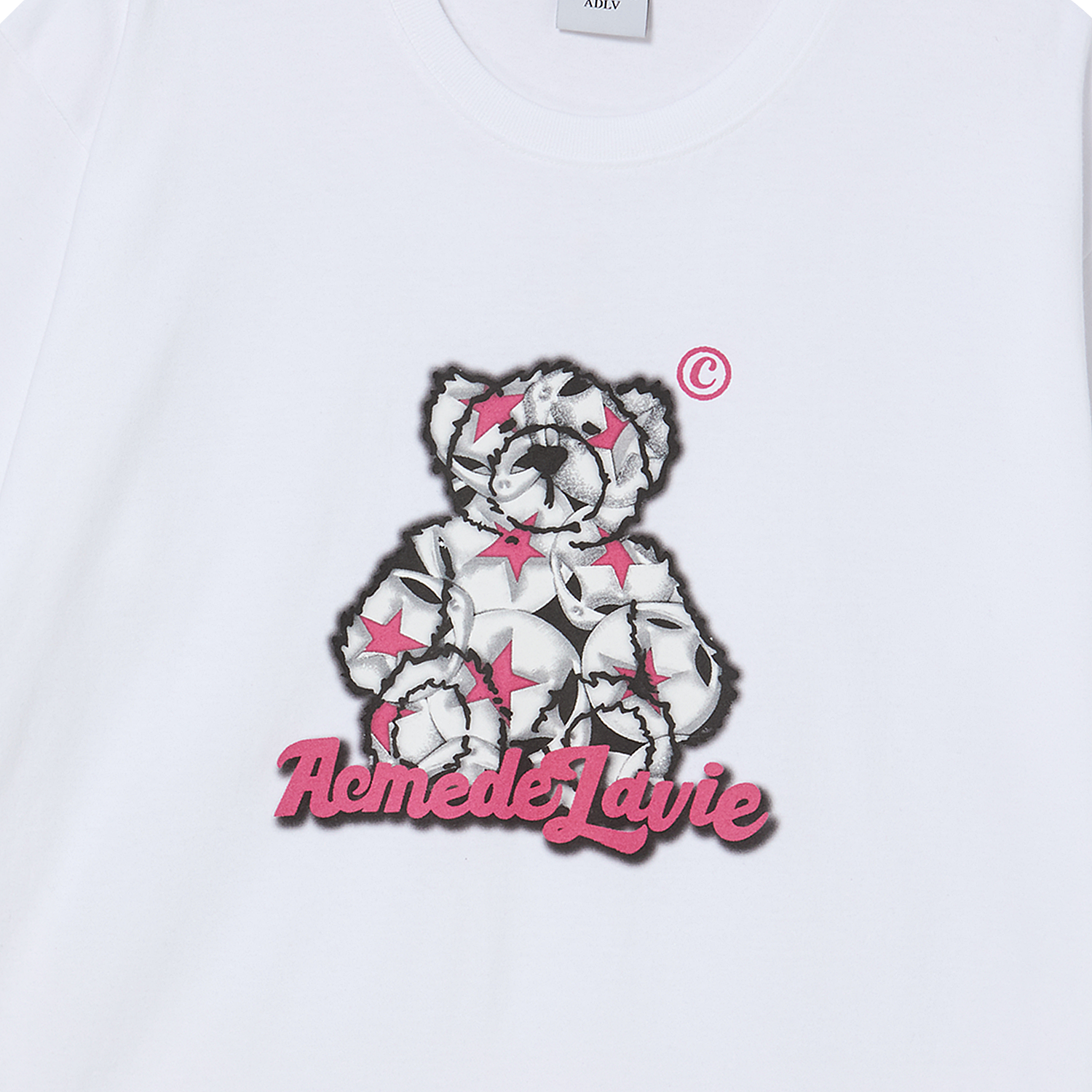 ADLV - Áo Thun Star Bear Trắng