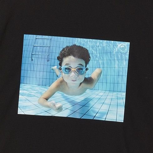 ADLV - Áo Thun Baby Face Diving Boy Sleeve Đen (Overseas & Domestic Exclusive)