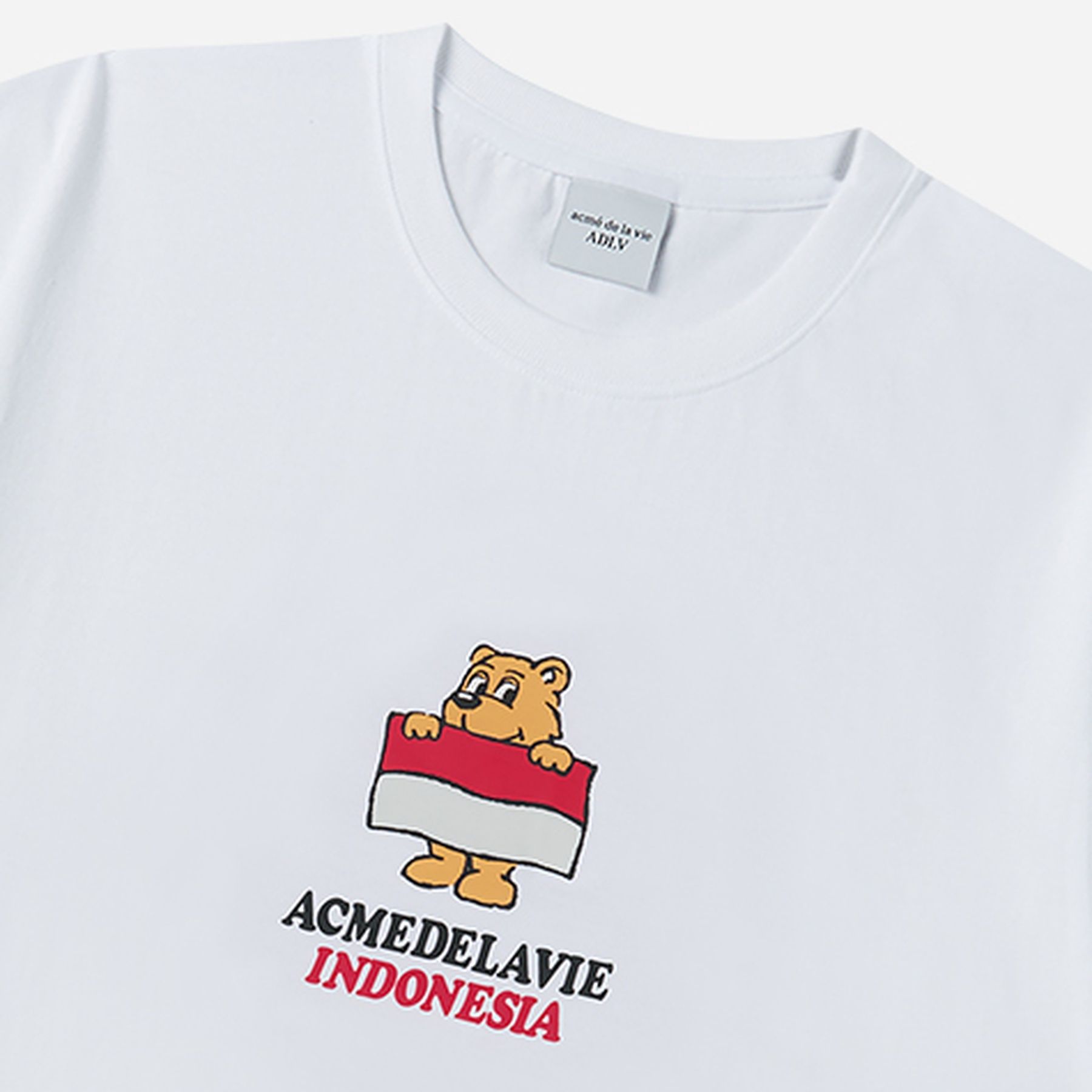ADLV - Áo Thun ADLV Bear For Thailand Trắng