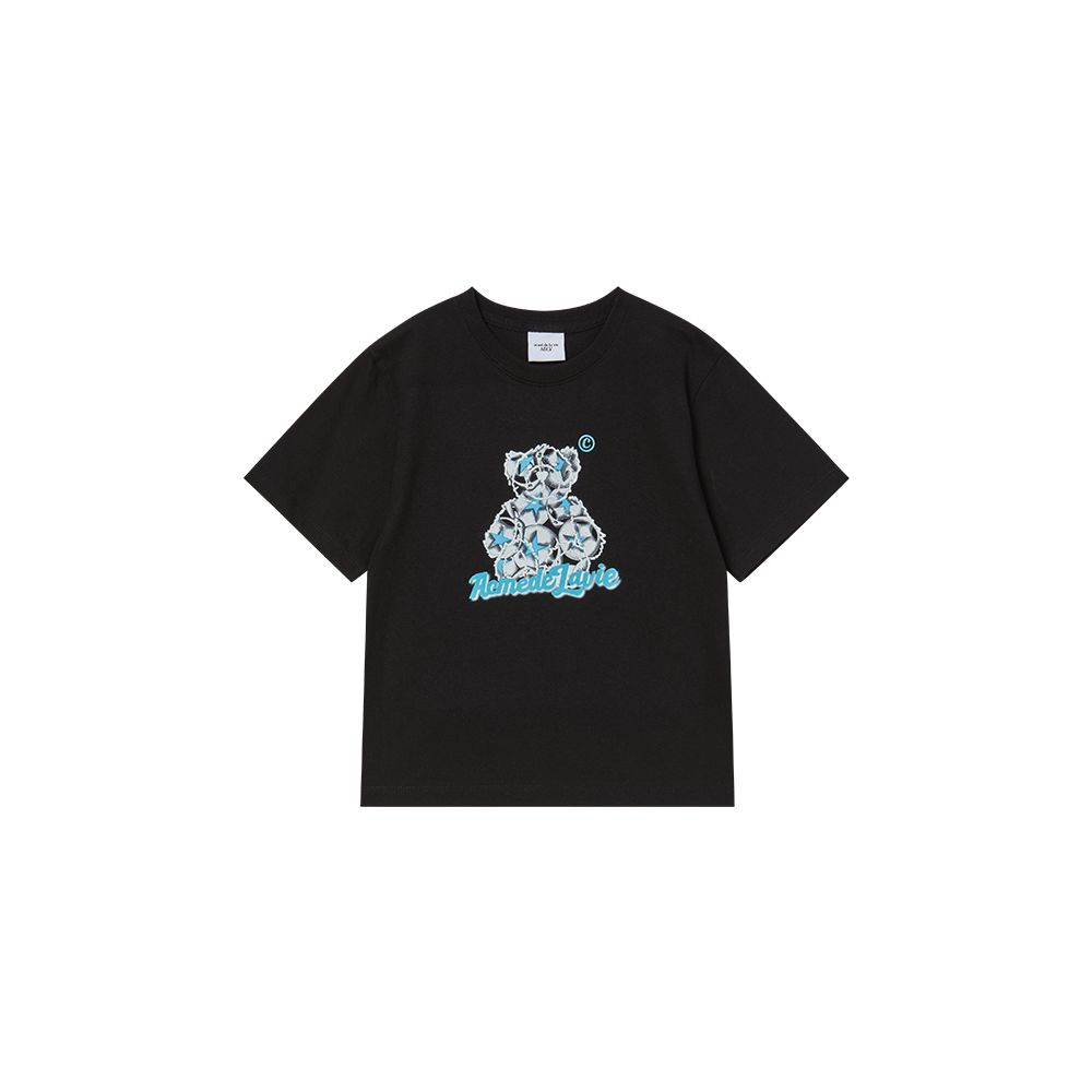 [KIDS] Áo Thun Star Bear Đen