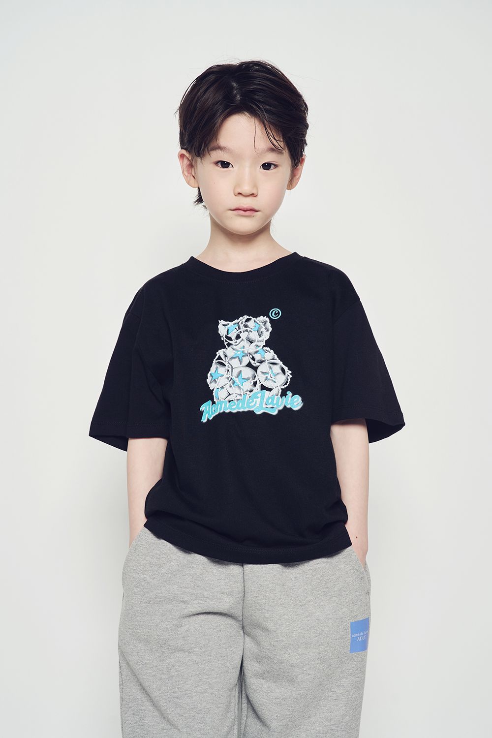 [KIDS] Áo Thun Star Bear Đen
