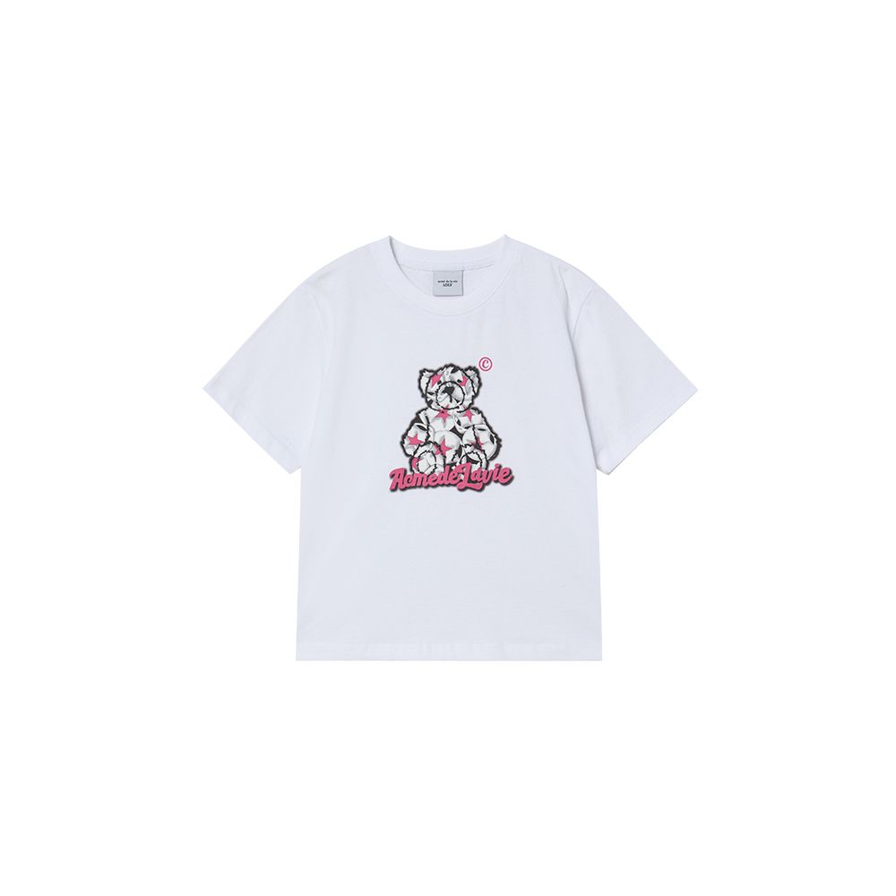 [KIDS] Áo Thun Star Bear Trắng