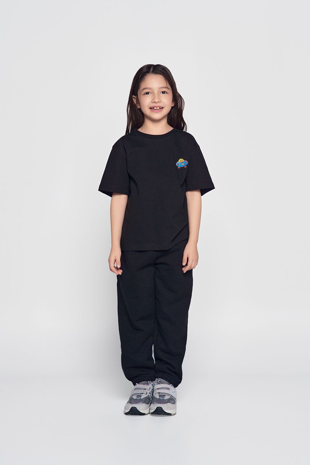 ADLV - [KIDS] Áo Thun Clay Alien Đen