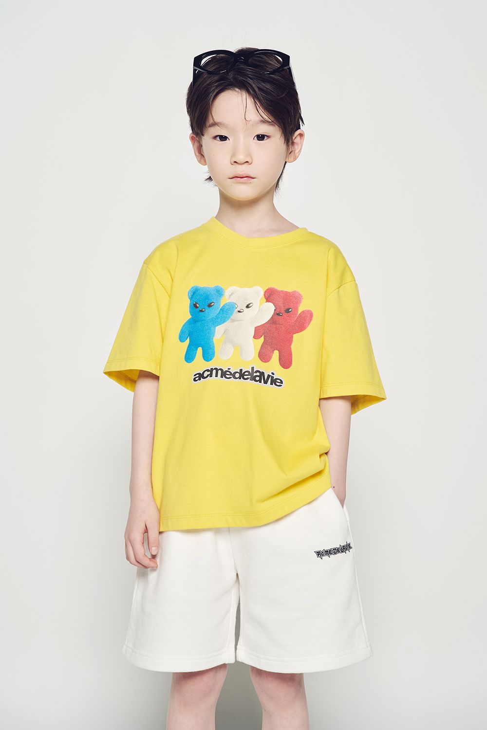 ADLV - [KIDS] Áo Thun French Alien Bear Vàng
