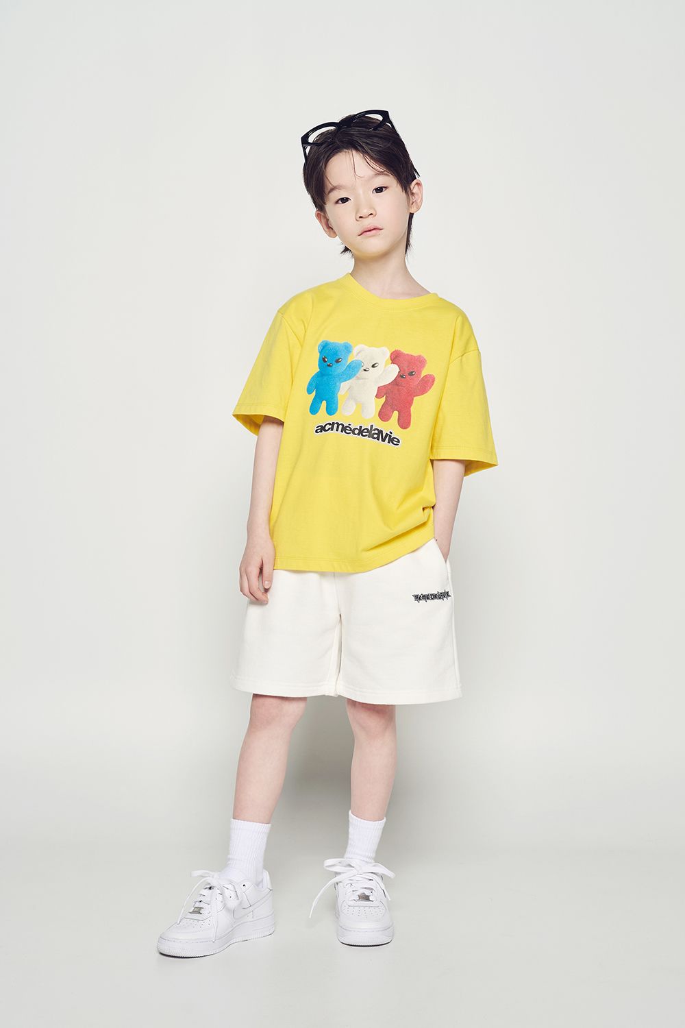 ADLV - [KIDS] Áo Thun French Alien Bear Vàng