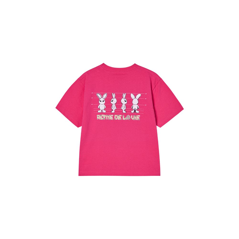 ADLV - [KIDS] Áo Thun Mugshot Alien Hồng