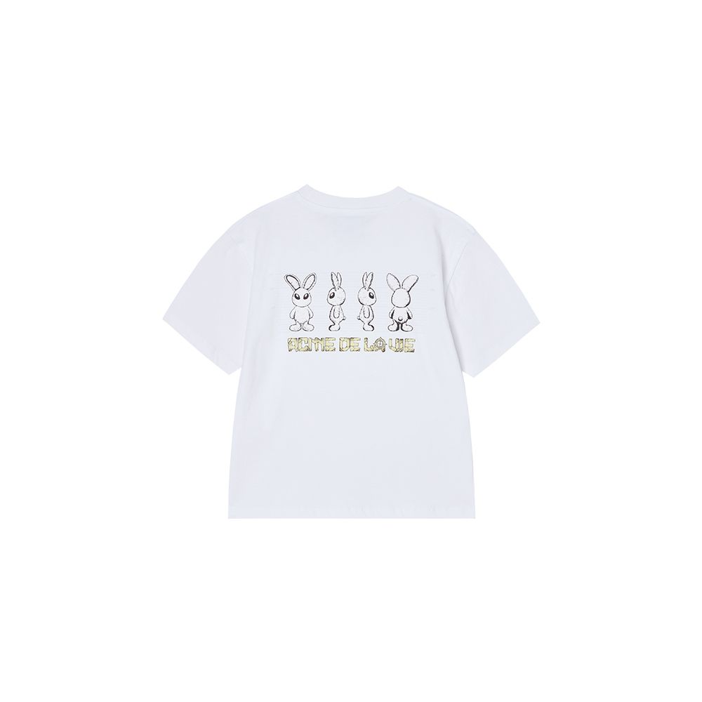 ADLV - [KIDS] Áo Thun Mugshot Alien Trắng