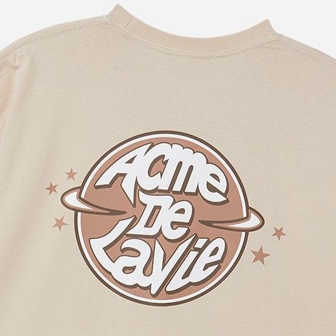 ADLV - Áo Thun ADLV Saturn Logo Be Đậm