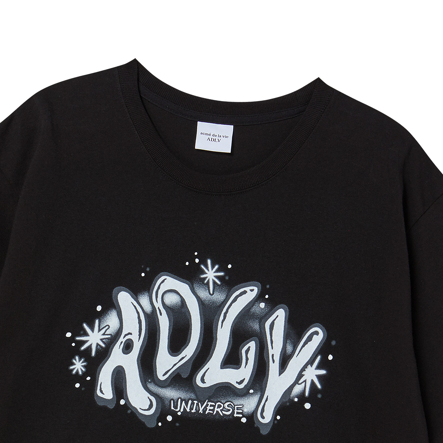 ADLV - Áo Thun ADLV Universe Logo Đen