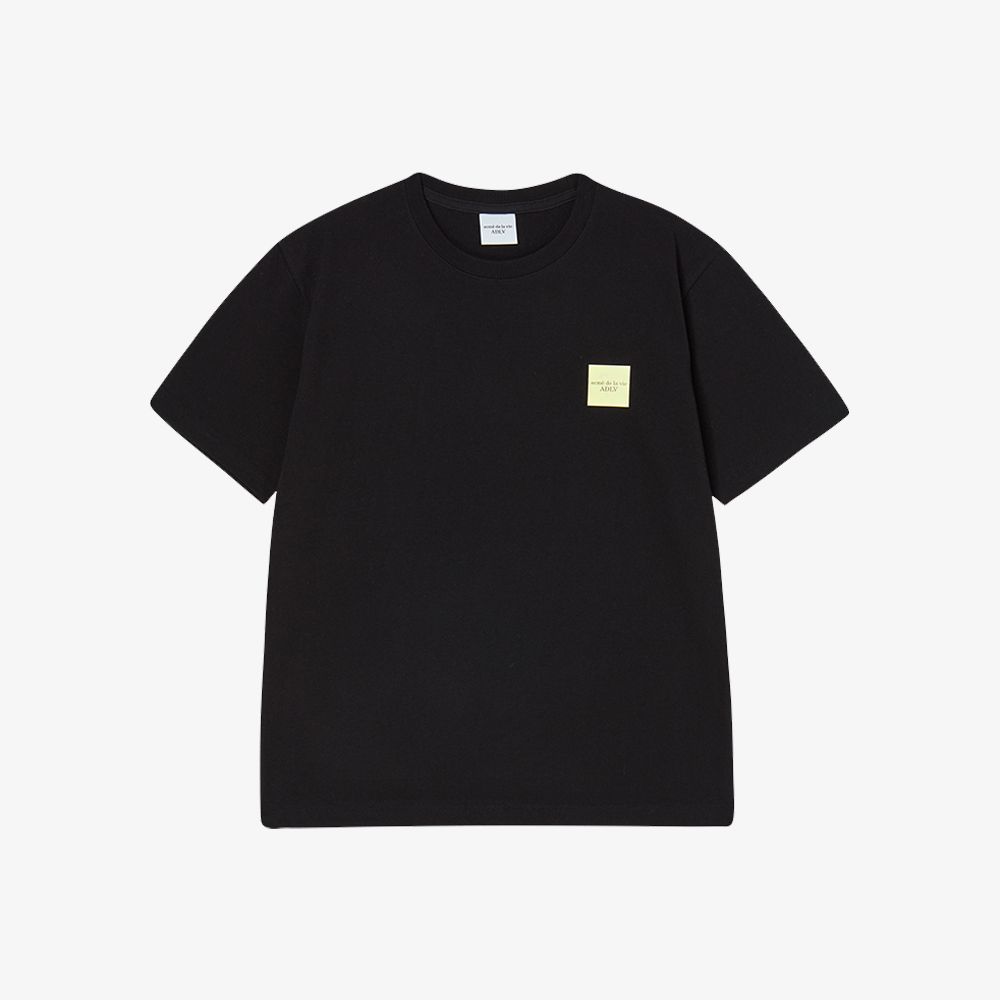 ADLV - Áo Thun Box Basic Logo Đen