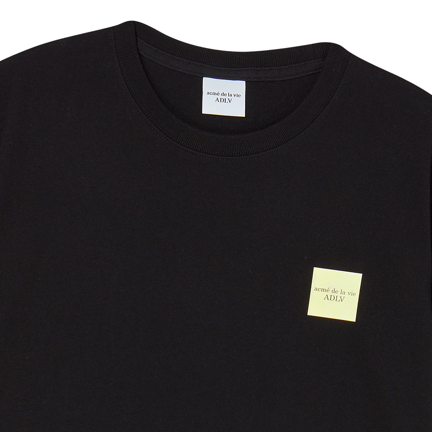 ADLV - Áo Thun Box Basic Logo Đen