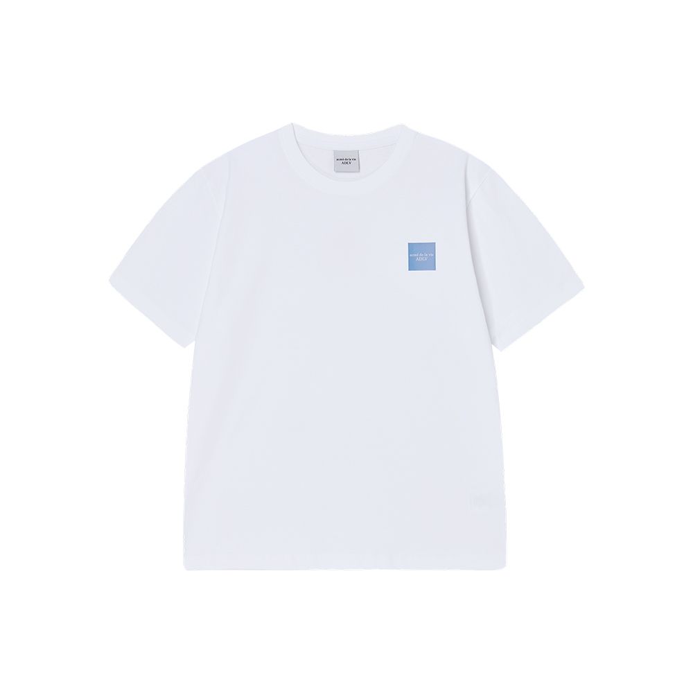 Áo Thun Box Basic Logo Trắng