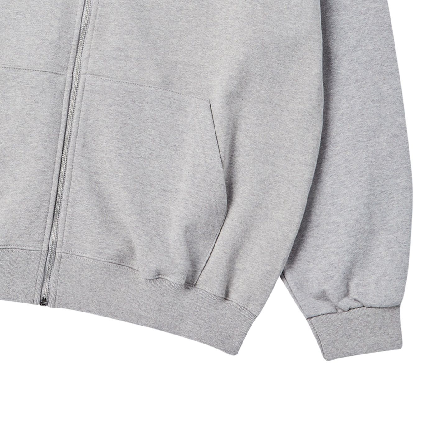 ADLV - Áo Hoodie Kéo Khóa Square Basket Ball Muối Tiêu