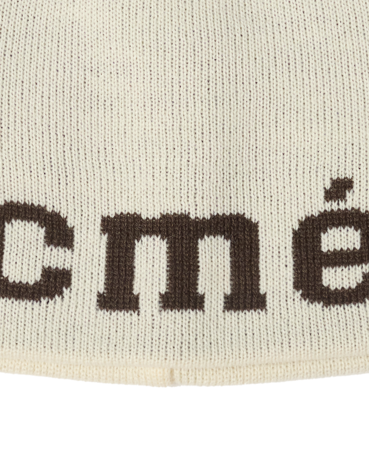 Mũ beanie ADLV LETTERING POINT Trắng ngà