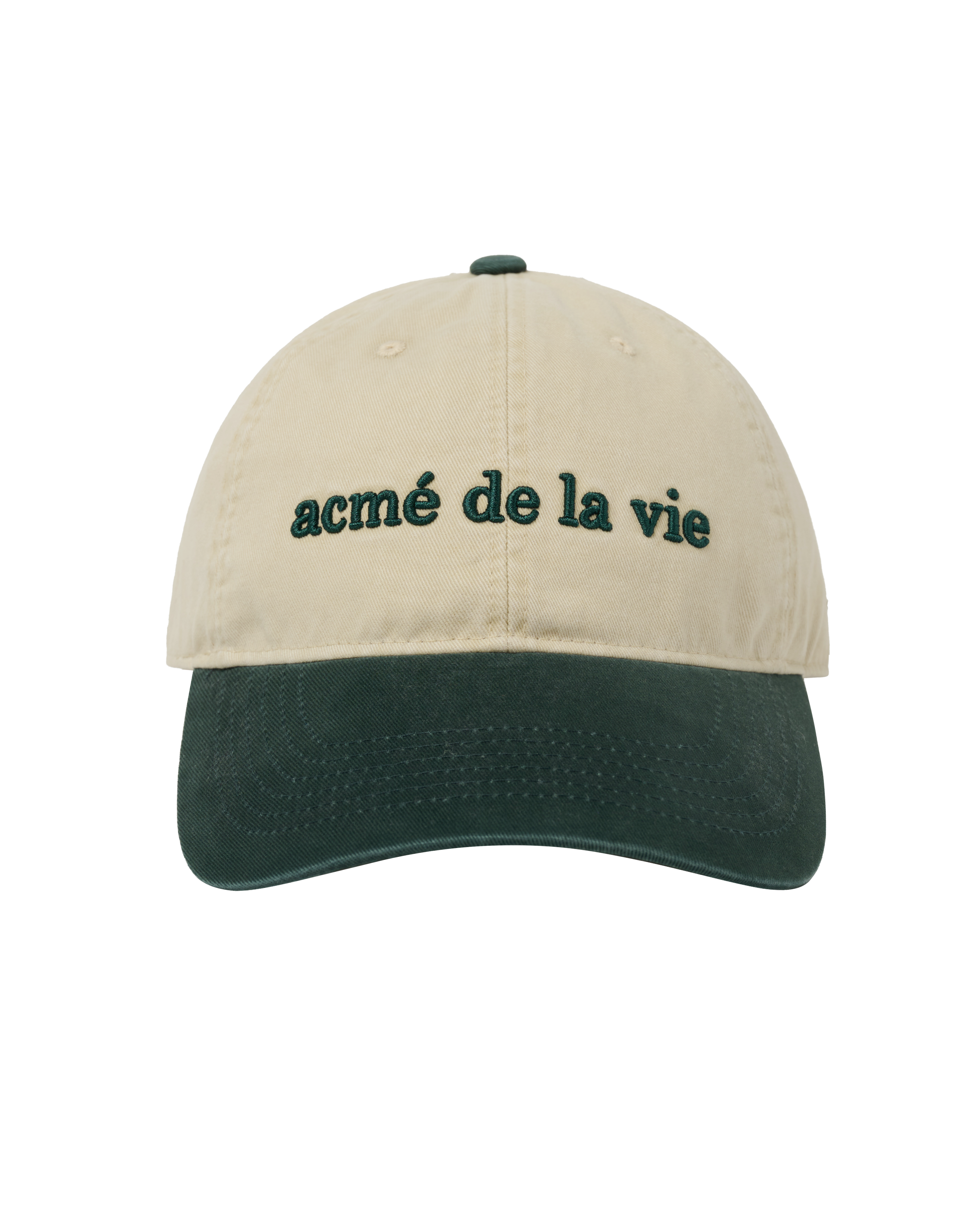 ADLV - Mũ bóng chày TWO TONE PEAK WASHED Xanh lá