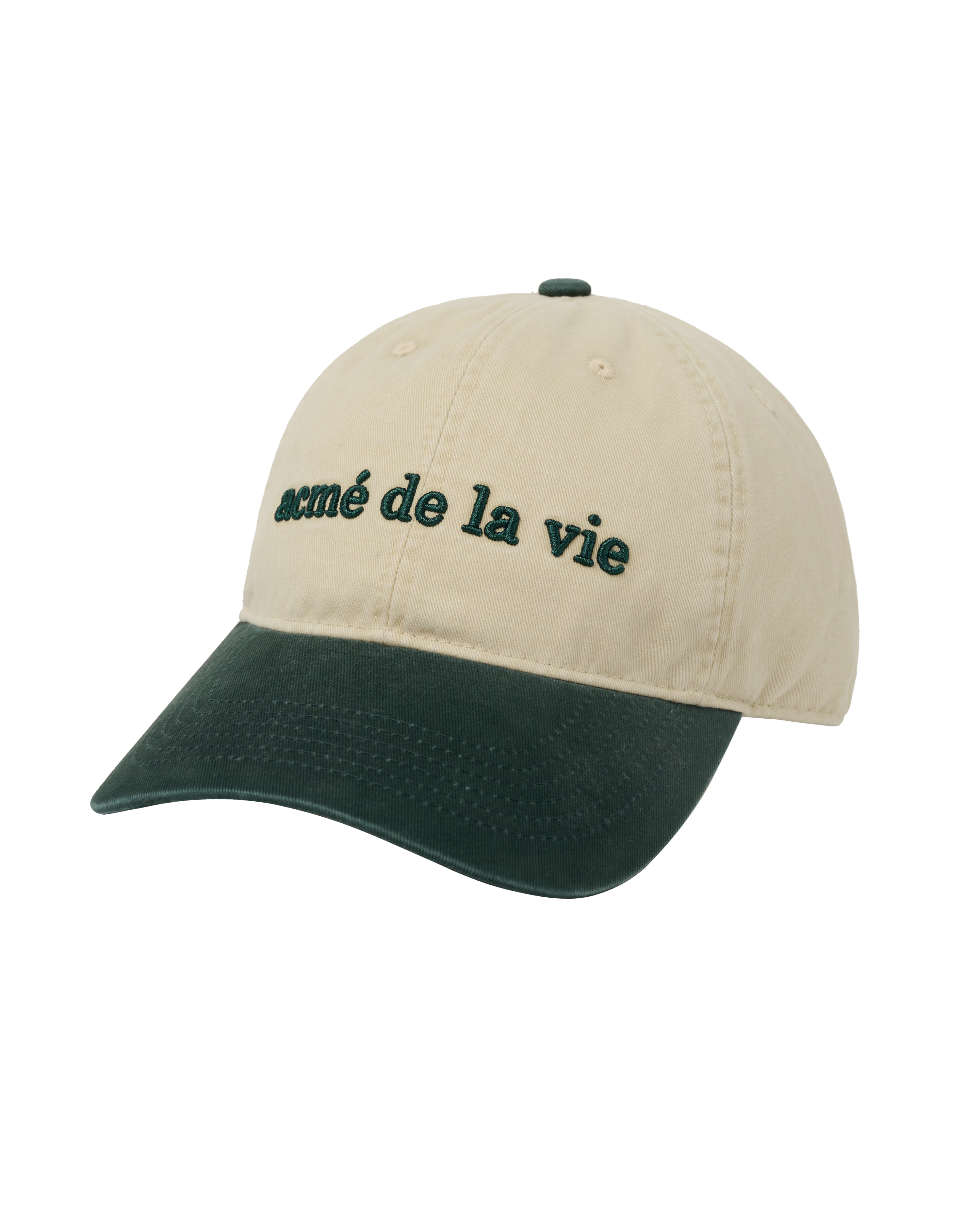 ADLV - Mũ bóng chày TWO TONE PEAK WASHED Xanh lá