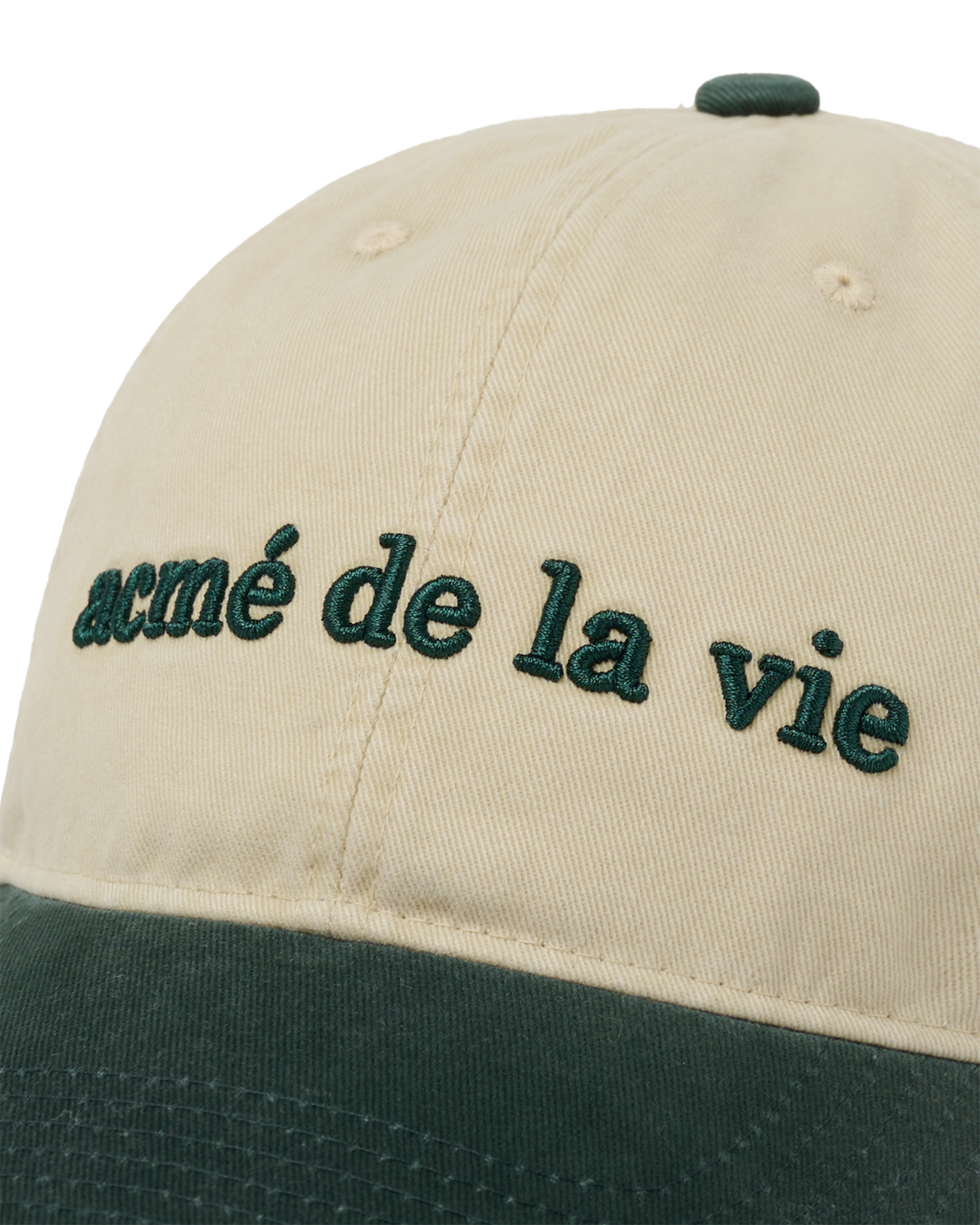 ADLV - Mũ bóng chày TWO TONE PEAK WASHED Xanh lá