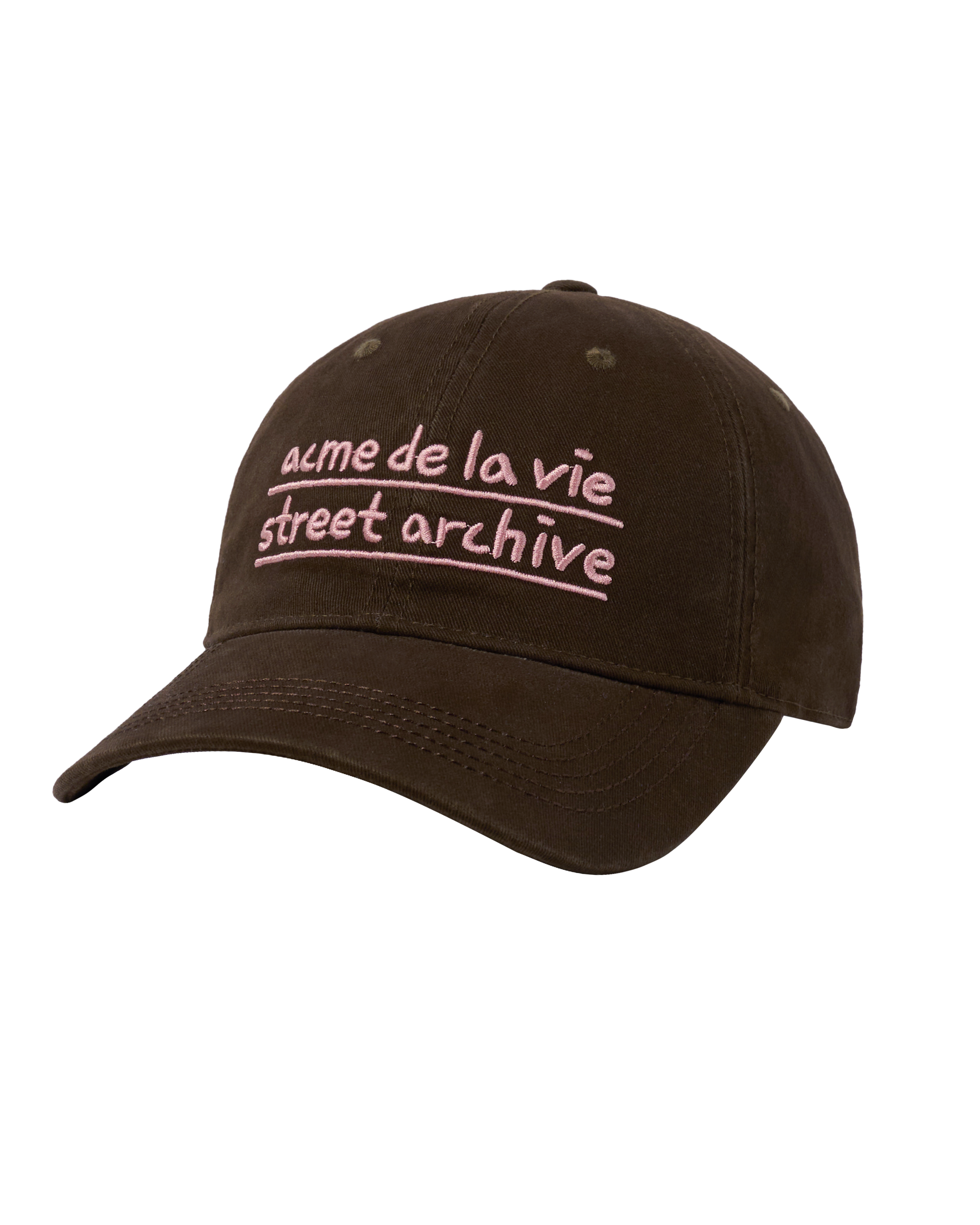 Mũ bóng chày UNDERLINE EMBROIDERY Nâu đậm